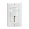 The DWOS-JD is a Residential/Commercial Grade Decorator Style PIR 2-in-1 Dual Relay wall sensor switch turns two separate lights ON and OFF based on motion detection. In Occupancy Mode, turn lights ON/OFF automatically. In Vacancy Mode, turn lights manually on by pressing the push button and automatically OFF until the room becomes vacant and time delay out. In Bi-Level mode, setting up one lighting fixture(s) is under Occupancy Mode while the other light fixture(s) is under Vacancy Mode. Thus, DWOS-JD provides the opportunity to save more energy by dimming light levels when areas are unoccupied.