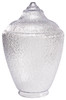 Polycarbonate Clear with 6″ base

Dimensions:

Diameter 11 1/2″
Height 17 3/8″
Base 6″


Features:

High impact strength
Shatter proof
Glasslike appearance
Lightweight (75% lighter than glass)
Excellent light transmission
UV Stabilized
Reduces vandalism