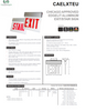 Chicago Approved Edgelit Aluminum Exit/Stair Sign