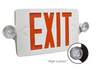Thin All LED Exit and Emergency Thermoplastic Combo
