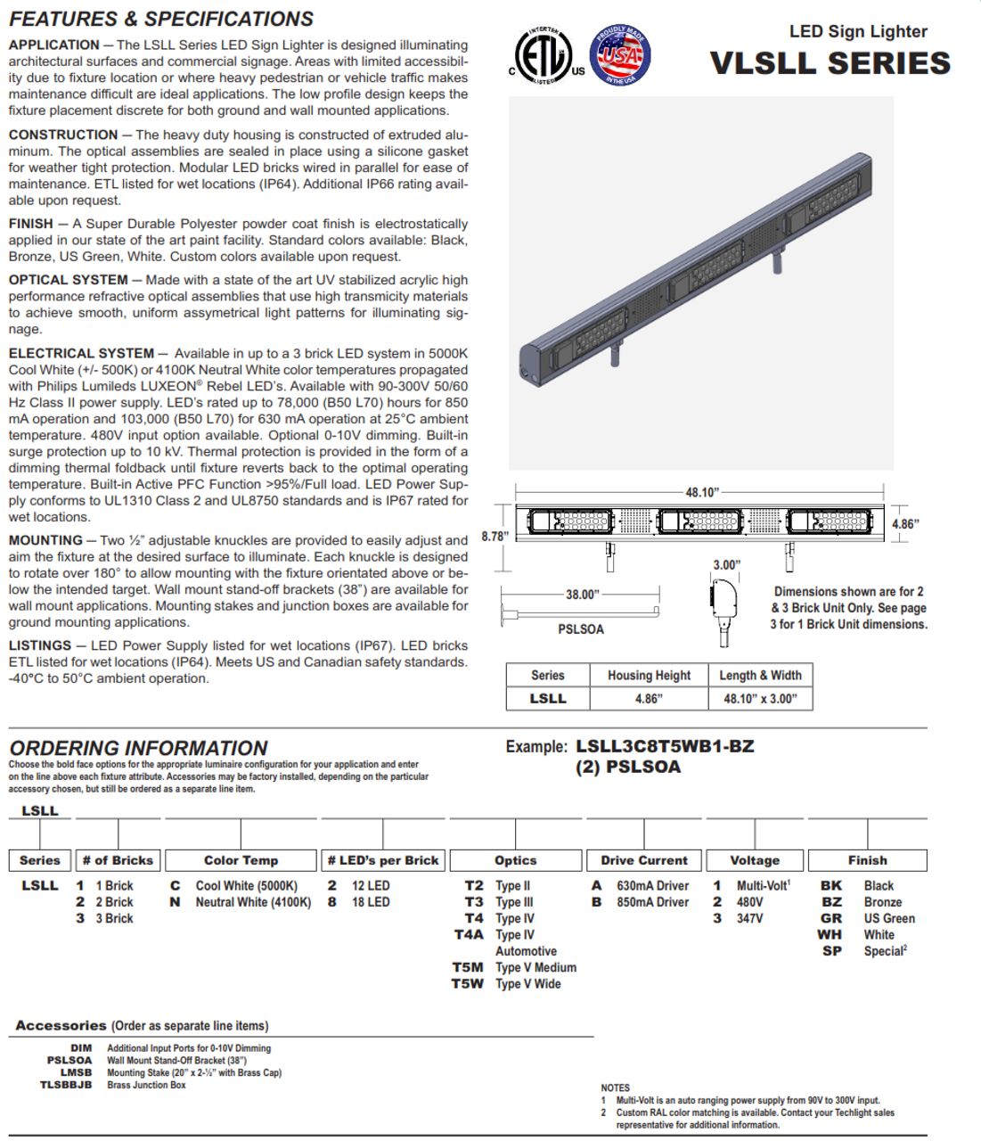 LED Sign Light