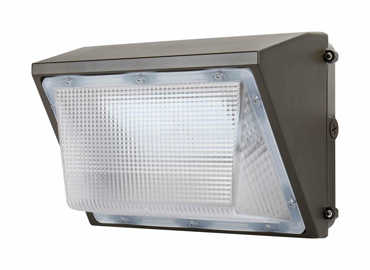 Combined with high-efficiency light engine, the classic VWP08 LED wall pack family features a high-quality UV-resistant PC lens, which provides excellent lighting. It combines low cost, high performance with controls and emergency options, and the 65W and 100W also feature adjustable color temperatures for increased flexibilityin the field and on distributor shelves.