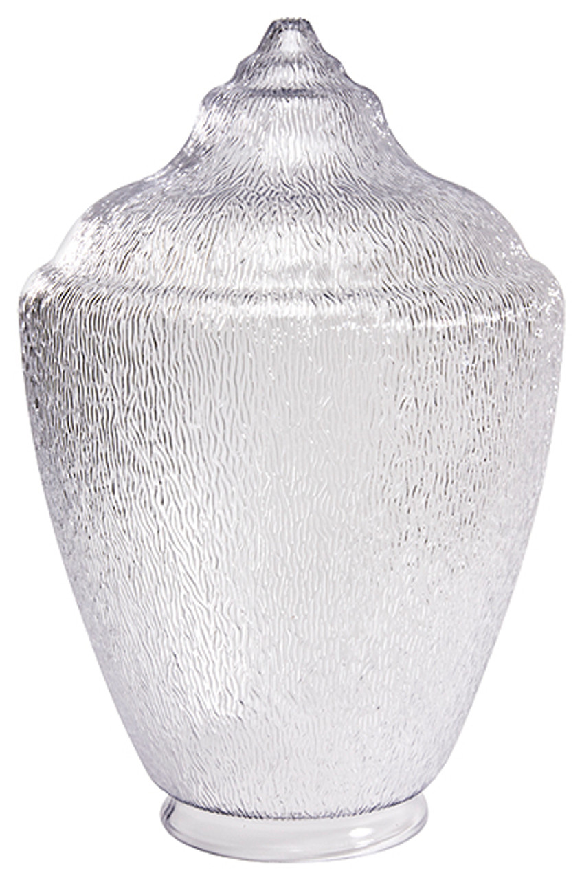 Polycarbonate Clear with 6″ base

Dimensions:

Diameter 11 1/2″
Height 17 3/8″
Base 6″


Features:

High impact strength
Shatter proof
Glasslike appearance
Lightweight (75% lighter than glass)
Excellent light transmission
UV Stabilized
Reduces vandalism