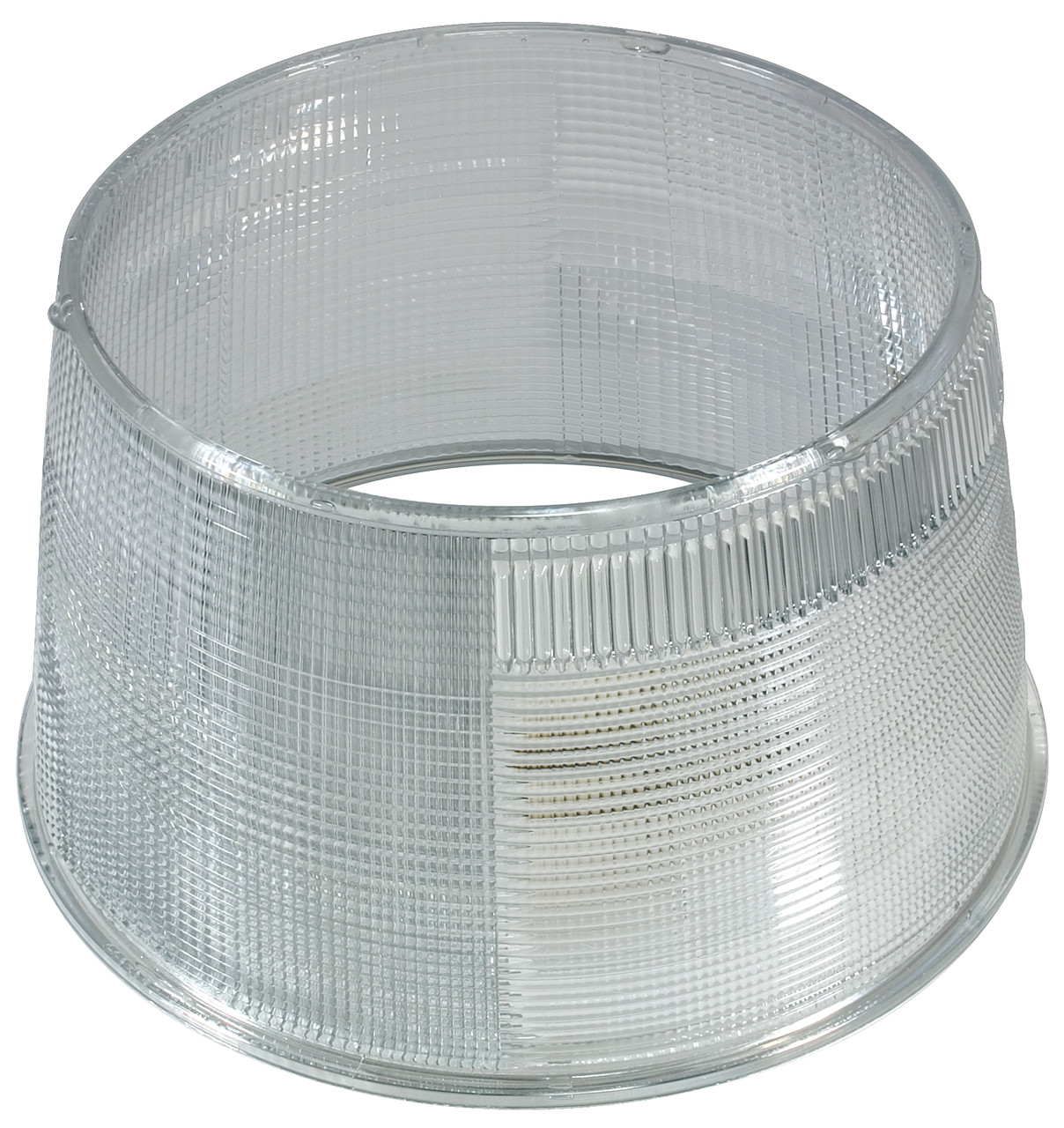 Acrylic Clear Open Bottom Type III Light Pattern

Dimensions:

Diameter 12″
Height 7 1/2″
Base 9 3/4″


Features:

High impact strength
Shatter proof
Glasslike appearance
Lightweight (75% lighter than glass)
Excellent light transmission
UV Stabilized
Reduces vandalism