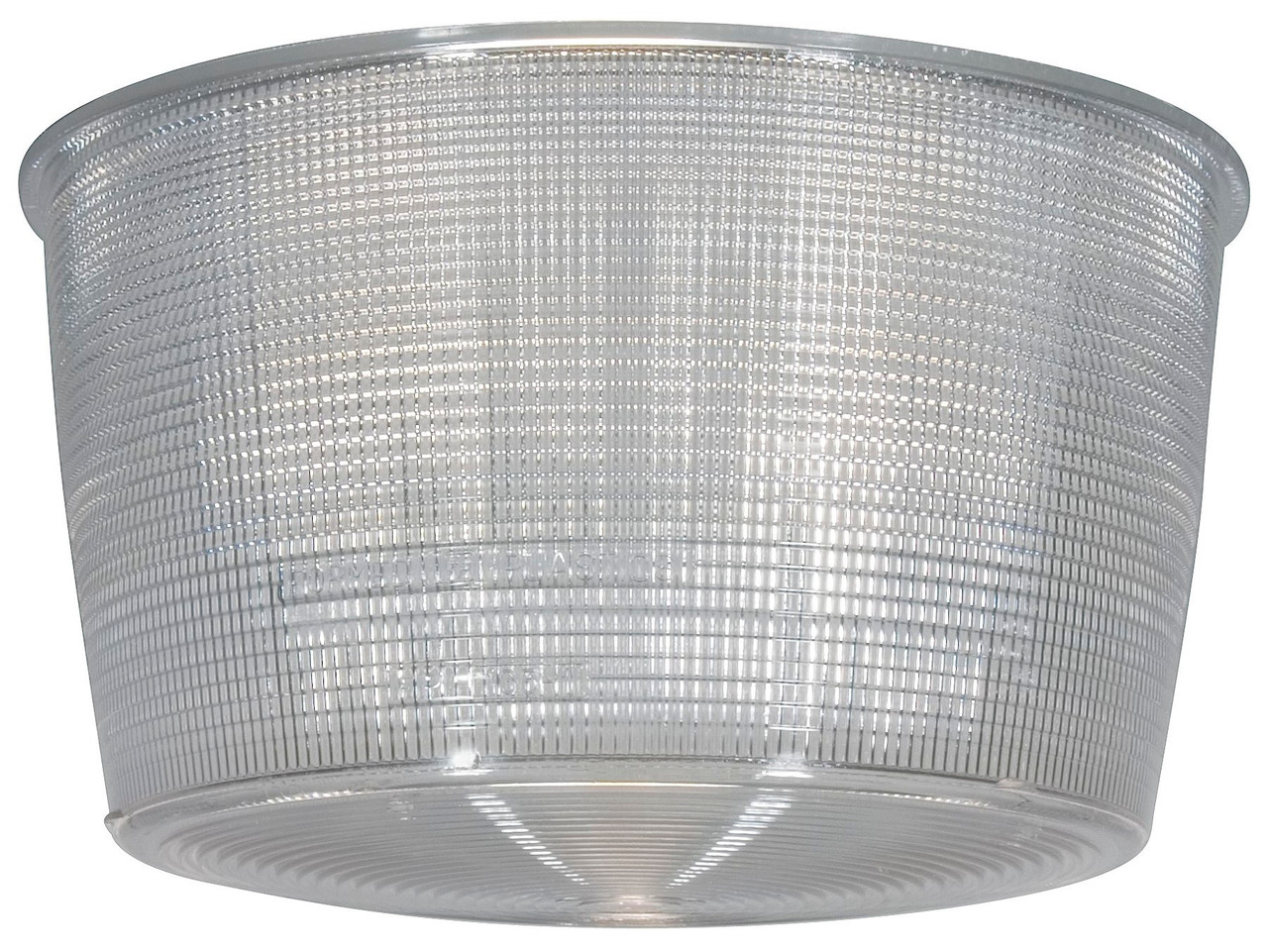 Polycarbonate Clear Closed Bottom Type V Light Pattern

Dimensions:

Diameter 12″
Height 7 1/8″
Base 9 13/16″


Features:

High impact strength
Shatter proof
Glasslike appearance
Lightweight (75% lighter than glass)
Excellent light transmission
UV Stabilized
Reduces vandalism