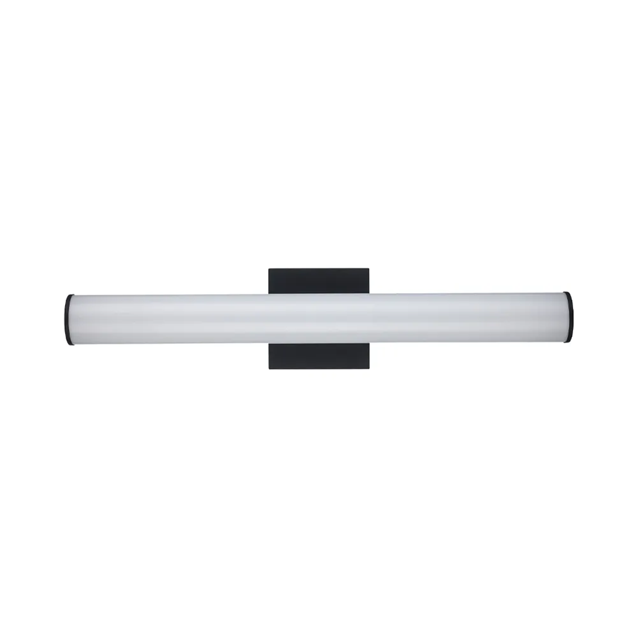 Residential LED CA Compliant 24-Watt 2ft. Vanity Light Bar 5 Color Selectable Dimmable
24 Watt, 1700 lm, AC 120V/60Hz, 90+ CRI

Choose between 5 colors with CCT selectable switch

Damp Rated for Indoor Use

High efficiency with estimated energy cost at $2.89/year

Matte Black Finish