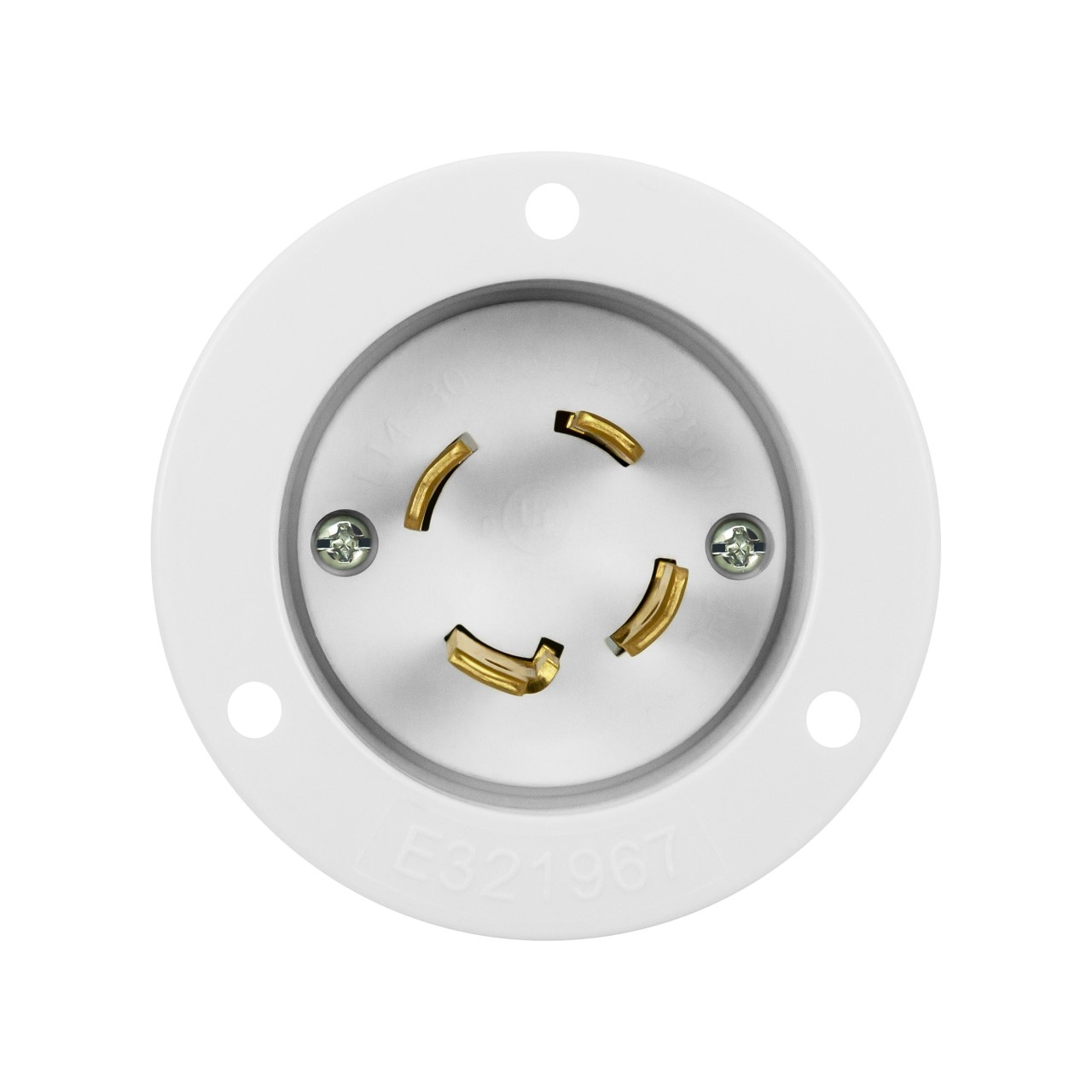 • 3-Pole, 4-Wire, Grounding
• Clearly marked rating, NEMA configuration, and approval listings on device face
• 2-year warranty
• Model Number: 66493