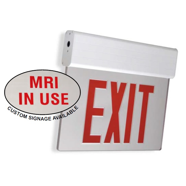 EDGELIT ALUMINUM EXIT SIGN 