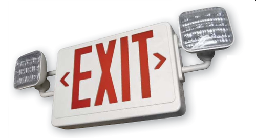 LEDCXTEU LED Exit and Emergency Combination Sign