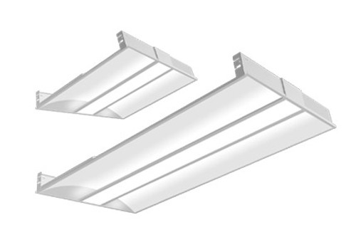 The indirect LED troffer series offers a traditional modern design with the latest lighting technology. Transparent optics engineered specifically for LED sources are integrated with minimalist design and architectural materials to create a broad range of solutions with superior optical and energy performance. High performing optics allows for maximum energy savings and optimal illumination in a ultra-minimalistic shallow recessed fixture, provides a unique translucent appearance without sacrificing performance.

Available in 2x2ft and 2x4ft

UL listed, DLC qualification and damp rated

It is architectural recessed lighting solution for commercial and institutional environments, including office building, medical, health, educational, retail, hotel, airport, hospitality, etc.