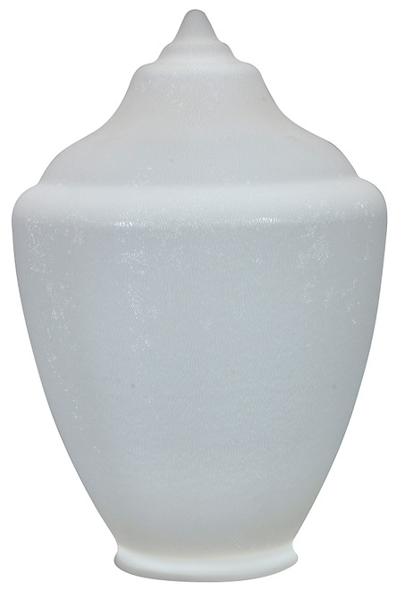 Polycarbonate White with 7 11/16″base

Dimensions:

Diameter 15 5/8″
Height 23 1/4″
Base 7 11/16″


Features:

High impact strength
Shatter proof
Glasslike appearance
Lightweight (75% lighter than glass)
Excellent light transmission
UV Stabilized
Reduces vandalism