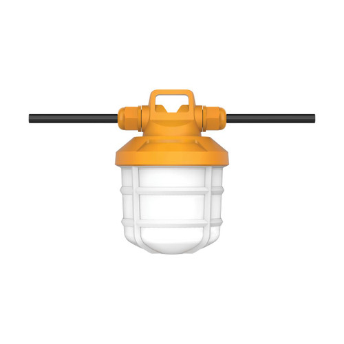 S28976
50-FT/LED/5PC/TEMP/STRING/120V

50 Watt LED High-Lumen Industrial / Commercial String Light; 5 Inter-Connected Lamps; 5000K; Integrated Cord / Plug; 120 Volt