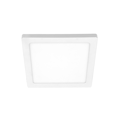 9" Square Slim Surface Mount

• 3 selectable color temperature
• Suitable for use in wet locations
• Smooth deep dimming to 10%
• Energy Star and ETL certified
• Metal trim with optional color ring