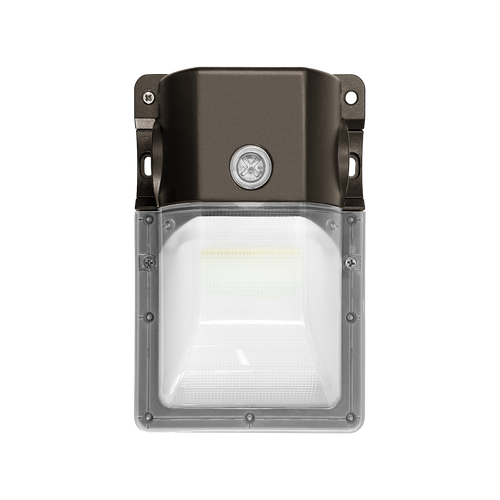 LED 28W Mini Wallpack

•Die-cast aluminum and clear lens for waterproof
•UV-resistant, maintains color, and features efficient heat dissipation
•3080 lumens with just 28 watts, 5000K daylight, and over 50,000 hours lifespan
• UL and FCC certified with a 5-year warranty