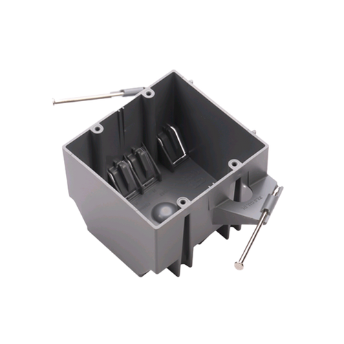 2-GNG Nail-on Electrical Box

• 2 Gang PVC New York Switch/Outlet Wall Electrical Box
• ETL listed to UL514C and UL 263