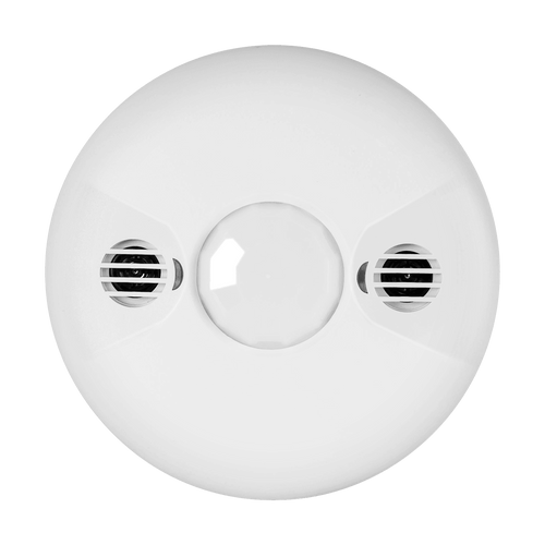 • Voltage: 120/277 VAC, 50/60 Hz
• Resistive: 6.6A
• Tungsten: 800W @ 120 VAC
• Electronic Ballast: 800 VA @ 120 VAC;
• 1600 VA @ 277 VAC
• Motor: 1/4 HP @ 120 VAC
• Coverage: 360°
• PIR Coverage: 1200 sq. ft.
• Ultrasonic Coverage: 1000 sq. ft.
• Model Number: MDC-50V