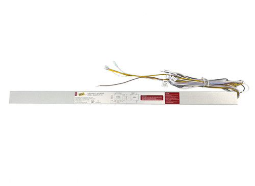 LOW PROFILE CONSTANT-POWER EMERGENCY LED DRIVER BLEMLP-CP
• Universal 120-277V, 50/60 Hz input.
• Charge/Power "ON" LED indicator light and push-to-test switch for mandated code compliance testing.
• Long-life, maintenance free, rechargeable lithium iron phosphate battery.
• Output short/overcurrent protection: Electronic limiting, with normal operation resuming upon removal of fault.
• 90-minute minimum emergency operating time over full temperature range.
• Output classification: Class 2 Compliant.
• Surge protection: Per C62.41 (TVS).
• Input overcurrent protection: Fusible link.
• 24 hour maximum battery recharge time.
• Works with or without an AC driver to convert new or exist-ing LED fixtures into unobtrusive emergency lighting.
• Provides constant power output to the load during emergency mode operation.
• Designed to operate NORMALLY-ON, NORMALLY-OFF or SWITCHED LOAD fixtures.
• LED illuminated test switch.
• Low-profile, slender galvanized steel housing.
• Compact design allows for installation inside most linear LED fixtures.
• Suitable for installation inside linear LED fixtures.
• UL Listed for factory or field installation.
• Suitable for damp locations (10°C - 55°C).
• Five year warranty on all electronics and housing.
• Meets UL924, NFPA 101 Life Safety Code, NEC, OSHA, Local and State codes.
• Certified to CEC under Title 20 regulations.