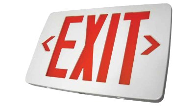 THIN THERMOPLASTIC EXIT SIGN
