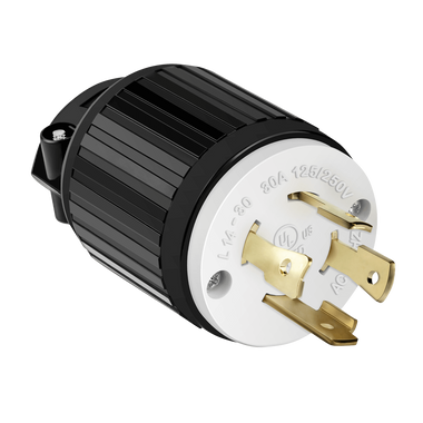 Industrial Grade Locking Plug, 30A, L14-30P - Lighting Supply Outlet