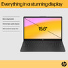 HP 15.6" Laptop | Ryzen 3 Processor | 8GB RAM | 256GB Storage | Jet Black | 15-FC0028NA