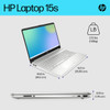 HP 15.6" Laptop | Intel Core i3 Processor | 4GB RAM | 128GB Storage | Natural Silver | 15S-FQ2050NA