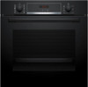 Bosch Series 4 Built-in oven with added steam function - Black | HQA574BB3B