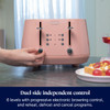  DeLonghi Eclettica 4 Slice Toaster - Pink | CTY4003.PK 