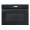 Hotpoint Blackline Built-In Compact Microwave Oven with Dynamic Crisp and Steam - Black | MP996BMH