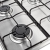 Nordmende NordMende Gas Hob with Enamel Pan Supports - Stainless Steel | HGE603IX 
