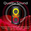  Energizer Tailgate Bluetooth Party Speaker with Power Bank and Microphone  | BTS566BK 