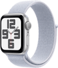  Apple Watch SE GPS 40mm Silver Aluminium Case with Blue Cloud Sport Loop | MXEE3QA/A 