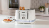 Morphy Richards Illumination 4-Slice Toaster - White | 248021   Morphy Richards Illumination 4-Slice Toaster - White | 248021