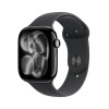 Apple Watch Series 11 GPS 46mm Jet Black Aluminium Case with Black Sport Band - M/L | MEUX4MP/A   Apple Watch Series 11 GPS 46mm Jet Black Aluminium Case with Black Sport Band - M/L | MEUX4MP/A