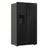  Whirlpool Plumbed Side-by-Side American Fridge Freezer - Black Inox | WHG26574WXK5UK 