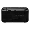 Groove Groov-e GVCR02BK Radio Curve Rechargeable Alarm Clock Radio | Black 