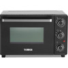  Tower T14043 23L Mini Oven Black with Silver Accents 