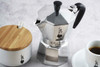  Bialetti ME3 Moka Express 3 Cup- Espresso Coffee Maker – Silver 