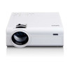 Lenco LENCO LPJ-280WH - LCD Projector with High Resolution, Supports Full HD 1080P Content – White 
