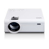 Lenco LENCO LPJ-280WH - LCD Projector with High Resolution, Supports Full HD 1080P Content – White 