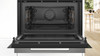  Bosch Series 8 Built-in compact oven with microwave function - Black | CMG7241B1B 