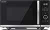  Sharp 25L 900W Solo Flat Bed Microwave - Black/Silver | YC-QS254AU-B 