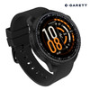  Garett COMPASS GPS Smartwatch | BLACK STEEL 
(with Additional Black Silicone Quick Release Strap) 