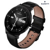  Garett QUANTUM Smartwatch | BLACK STEEL 
(with Additional Black Leather Quick Release Strap) 