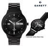  Garett QUANTUM Smartwatch | BLACK STEEL 
(with Additional Black Leather Quick Release Strap) 