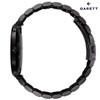  Garett QUANTUM Smartwatch | BLACK STEEL 
(with Additional Black Leather Quick Release Strap) 