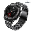  Garett ATOM Smartwatch | BLACK STEEL 
(with Additional Orange Silicone Quick Release Strap) 