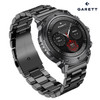  Garett ATOM Smartwatch | BLACK STEEL 
(with Additional Orange Silicone Quick Release Strap) 