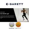 Garett Rose Gold Smartwatch | Mesh (with Additional White Leather Quick Release Strap) | ROSE GOLD MESH 