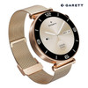  Garett Rose Gold Smartwatch | Mesh (with Additional White Leather Quick Release Strap) | ROSE GOLD MESH 