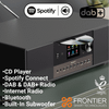  Majority Quadriga All-in-One Music System, CD Plater, Radio, BT Speaker | 1000002837 